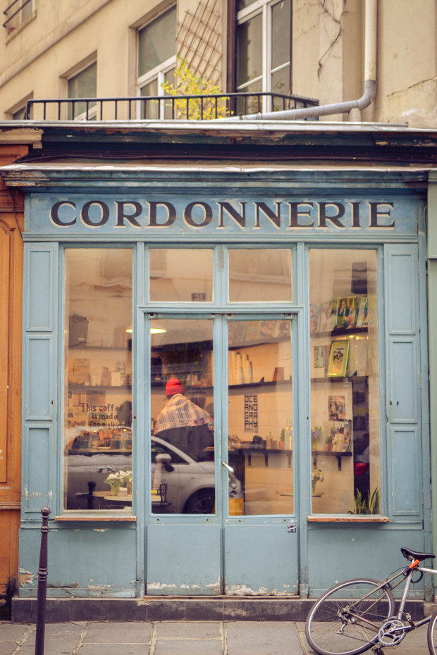 Traditional French shopfront